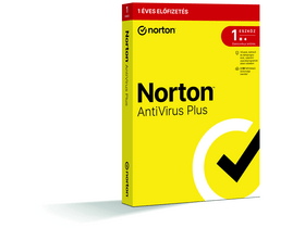 Norton Antivírus Plus 2GB HUN, 1 Felhasználó, 1 gép, 1 éves, dobozos vírusirtó szoftver (PLUS2GBHUN1)