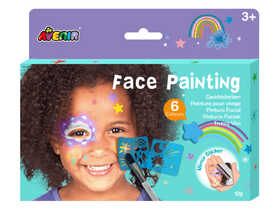 Avenir set za oslikavanje lica sa šablonom, zvijezde (BTS236031) Avenir set za oslikavanje lica sa šablonom, zvijezde (BTS236031)