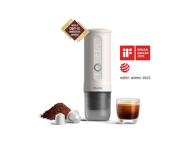 Outin Nano Akkus hordozható kávéfőző, gyöngyfehér Outin Nano Akkus hordozható kávéfőző, gyöngyfehér