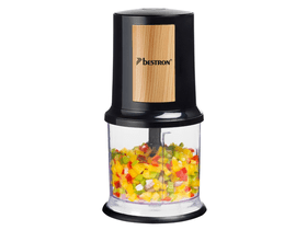 Ételaprító,fekete/fa Ételaprító,fekete/fa