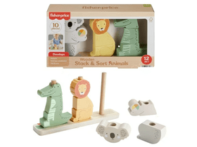 FISHER-PRICE WOOD FA ÁLLATOS RAKOSGATÓ