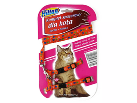 Hilton macskapóráz hámmal, narancssárga Hilton macskapóráz hámmal, narancssárga