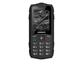HAMMER Rock Mobiltelefon, fekete HAMMER Rock Mobiltelefon, fekete