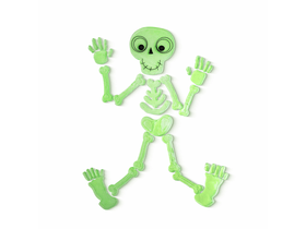 Halloween foszforeszkáló csontváz