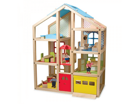 Melissa & Doug emeletes fa babaház lifttel (12462)