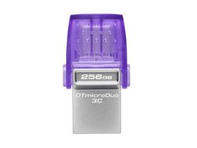 Kingston DataTraveler microDuo 3C USB-A+USB-C USB memorijski ključ, 256 GB Kingston DataTraveler microDuo 3C USB-A+USB-C USB memorijski ključ, 256 GB
