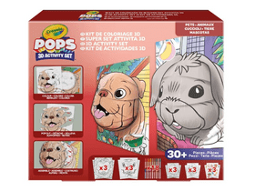 Crayola POPs 3D megakészlet: Kisállatok (04-2594) Crayola POPs 3D megakészlet: Kisállatok (04-2594)