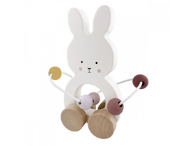 Jabadabado Fa készségfejlesztő gurulós nyuszi abakusszal (C2531) Jabadabado Fa készségfejlesztő gurulós nyuszi abakusszal (C2531)