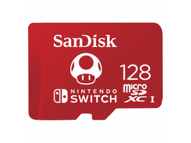 SanDisk Nintendo Switch microSDXC kártya, 128 GB (183552)