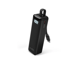 SBS LCD powerbank 5000mAh 10W fekete