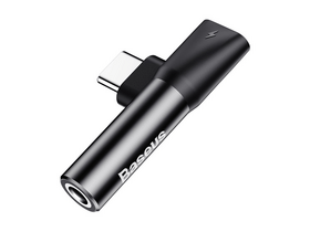 Baseus L41 USB-C – USB-C/3,5 mm jack audió és táp adapter (CATL41-01)