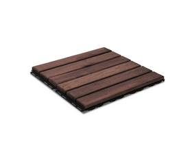 Fa padlóburkolat 30 x 30 cm sötétbarna Fa padlóburkolat 30 x 30 cm sötétbarna