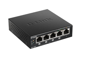 D-Link DGS-1005P/E 5x1000Mbps (4xPOE+) Switch