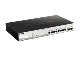 D-Link DGS-1210-10MP/E 8x1000Mbps (8xPOE) + 2xGigabit SFP Switch