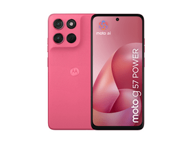 Motorola Moto G57 Power 8/256GB Okostelefon, rózsaszín