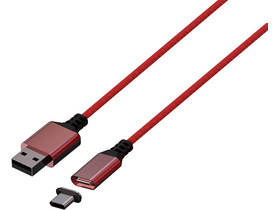 Konix Xbox Series X USB-A/USB-C Mágneses Töltőkábel, 3 m, piros (MCC-SERX/R) Konix Xbox Series X USB-A/USB-C Mágneses Töltőkábel, 3 m, piros (MCC-SERX/R)