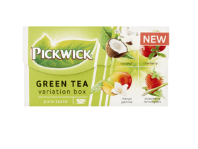 Pickwick Gyümölcsös Variáció zöld tea, 20 db