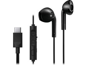 JVC HA-FR17UC USB-C fülhallgató, fekete JVC HA-FR17UC USB-C fülhallgató, fekete