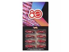 Hot Wheels: Mattel 80. évfordulós kisautó szett, 8 db (JGK09) Hot Wheels: Mattel 80. évfordulós kisautó szett, 8 db (JGK09)