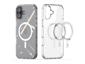 Gigapack Apple iPhone 16 Plus MagSafe Szilikon tok, átlátszó (160163) Gigapack Apple iPhone 16 Plus MagSafe Szilikon tok, átlátszó (160163)