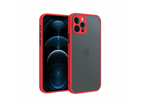 iPhone 14 Pro műanyag tok, piros, fekete