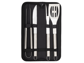 Home GRT09 BBQ készlet táskában, 4 db-os