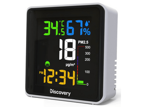 Levenhuk Discovery Report WA30 időjárás-állomás szállópor érzékelővel Levenhuk Discovery Report WA30 időjárás-állomás szállópor érzékelővel