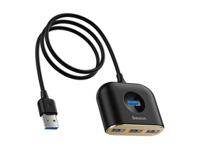 Baseus Square Round 4-in-1 USB Type-A HUB (CAHUB-AY01) Baseus Square Round 4-in-1 USB Type-A HUB (CAHUB-AY01)