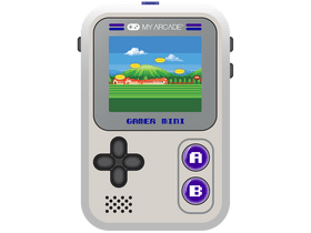 My Arcade Gamer Mini Classic 160in1 Hordozható játékkonzol, Szürke & Lila My Arcade Gamer Mini Classic 160in1 Hordozható játékkonzol, Szürke & Lila