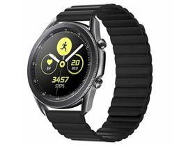 Gigapack Univerzális 22mm Szilikon pótszíj, fekete (142834) Gigapack Univerzális 22mm Szilikon pótszíj, fekete (142834)