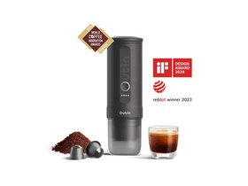 Outin Nano Akkus hordozható kávéfőző, szürke