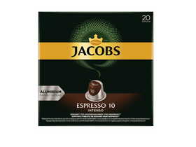 Jacobs Espresso 10 Intenso Kávékapszula, 20 db