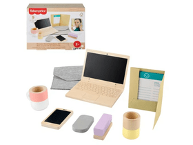 FISHER-PRICE WOOD FA HOME OFF. JÁT.SZETT