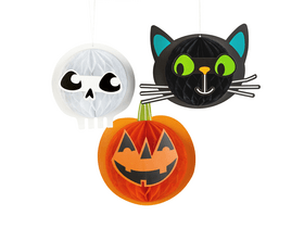 Family 56584 Halloweeni lampion szett - tök, macska, koponya