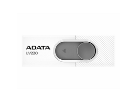 Adata UV220 32GB USB Flash Drive, Fehér-Szürke (AUV220-32G-RWHGY) Adata UV220 32GB USB Flash Drive, Fehér-Szürke (AUV220-32G-RWHGY)