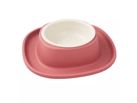 Hilton Single kutyatál gumi tartóban, 600 ml, rózsaszín Hilton Single kutyatál gumi tartóban, 600 ml, rózsaszín