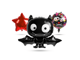 Family 58080F Halloween lufi szett - denevér, 5 db Family 58080F Halloween lufi szett - denevér, 5 db