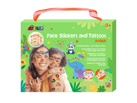 Avenir set naljepnica i tetovaža za lice, životinje (NA238209) Avenir set naljepnica i tetovaža za lice, životinje (NA238209)