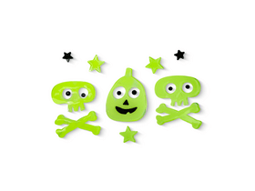 Family 56543C Halloween-i foszforeszkáló ablakdekor - koponya Family 56543C Halloween-i foszforeszkáló ablakdekor - koponya