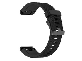 Gigapack Garmin Epix Pro/Fenix 20mm Szilikon Pótszíj, fekete (149210) Gigapack Garmin Epix Pro/Fenix 20mm Szilikon Pótszíj, fekete (149210)