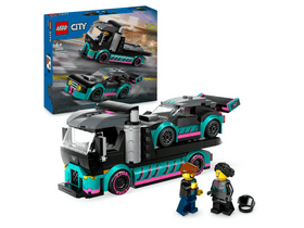 LEGO® City trkaći automobil i kamion za prijevoz automobila (60406) LEGO® City trkaći automobil i kamion za prijevoz automobila (60406)