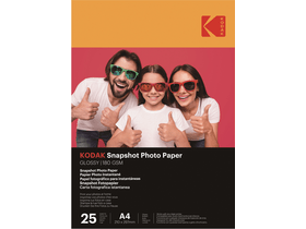 Kodak Snapshot A4 fotópapír, fényes, 25 db (KO-3510812) Kodak Snapshot A4 fotópapír, fényes, 25 db (KO-3510812)