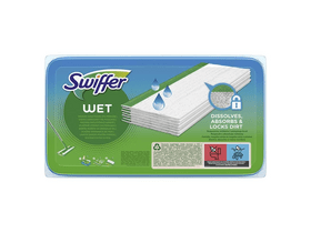 Swiffer Sweeper Nedves Padlótörlő Kendő, 10 db Swiffer Sweeper Nedves Padlótörlő Kendő, 10 db