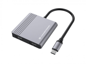 Conceptronic DONN13G 4in1 USB-C dokkolóállomás Conceptronic DONN13G 4in1 USB-C dokkolóállomás