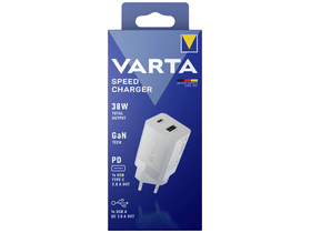 Varta Speed Charger 38W Hálózati Gyorstöltő Varta Speed Charger 38W Hálózati Gyorstöltő