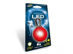 Hilton LED világítás pórázra, piros Hilton LED világítás pórázra, piros