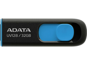 Adata UV128 32GB USB Flash Drive, crno-plavi (AUV128-32G-R) Adata UV128 32GB USB Flash Drive, crno-plavi (AUV128-32G-R)