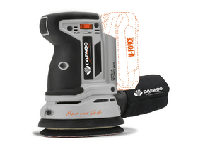 Daewoo DALOS18-1 Akkus excentercsiszoló, akku és töltő nélkül Daewoo DALOS18-1 Akkus excentercsiszoló, akku és töltő nélkül