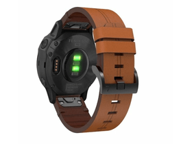 Gigapack Garmin Epix Pro/Fenix 20mm Bőr hatású pótszíj, barna (149245) Gigapack Garmin Epix Pro/Fenix 20mm Bőr hatású pótszíj, barna (149245)