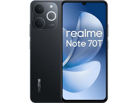 Realme Note 70T 4/128GB Okostelefon, fekete + Yettel Hangjegy csomag